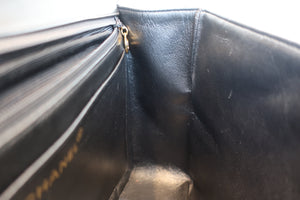 CHANEL Medium Matelasse single flap chain shoulder bag Lambskin Black/Gold hadware Shoulder bag 700090126