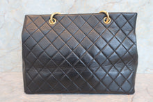 画像をギャラリービューアに読み込む, CHANEL/シャネル マトラッセチェーントートバッグ ラムスキン ブラック/ゴールド金具 トートバッグ 700070037
