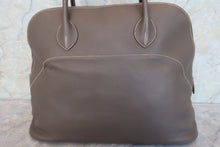 将图片加载到图库查看器，HERMES BOLIDE RELAX 40 Sikkim leather Etain □P刻印 Hand bag 600080110
