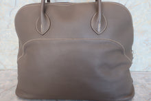 将图片加载到图库查看器，HERMES BOLIDE RELAX 40 Sikkim leather Etain □P刻印 Hand bag 600080110
