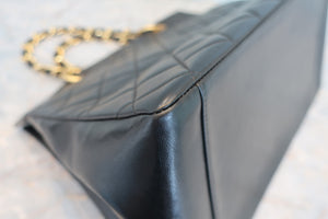CHANEL/シャネル マトラッセチェーントートバッグ ラムスキン ブラック/ゴールド金具 トートバッグ 700070037