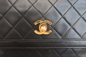 CHANEL/シャネル マトラッセチェーンショルダーバッグ ラムスキン ブラック/ゴールド金具 ショルダーバッグ 600090169