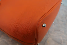 画像をギャラリービューアに読み込む, HERMES／エルメス ピコタンロックＭＭ トリヨンクレマンス オレンジ □O刻印 ハンドバッグ 800030154
