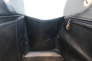CHANEL/シャネル マトラッセチェーントートバッグ ラムスキン ブラック/ゴールド金具 トートバッグ 700070037