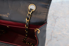 Load image into Gallery viewer, CHANEL Bias stitch chain shoulder bag Lambskin Black/Gold hadware Shoulder bag 600040083
