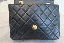 画像をギャラリービューアに読み込む, CHANEL/シャネル ミニマトラッセシングルフラップチェーンショルダーバッグ ラムスキン ブラック/ゴールド金具 ショルダーバッグ 800010019
