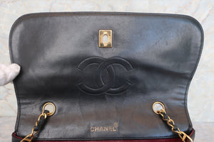 CHANEL/シャネル マトラッセチェーンショルダーバッグ ラムスキン ブラック/ゴールド金具 ショルダーバッグ 600090169