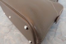 将图片加载到图库查看器，HERMES／BOLIDE 31 Clemence leather Etoupe gray □O刻印 Shoulder bag 800050095
