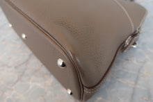 将图片加载到图库查看器，HERMES／BOLIDE 31 Clemence leather Etoupe gray □O刻印 Shoulder bag 800050095
