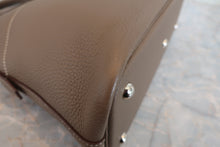 将图片加载到图库查看器，HERMES／BOLIDE 31 Clemence leather Etoupe gray □O刻印 Shoulder bag 800050095
