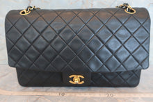 将图片加载到图库查看器，CHANEL/香奈儿 CF 链条包 羊皮 Black/Gold hadware(黒色/金色金属) 肩背包 600090196
