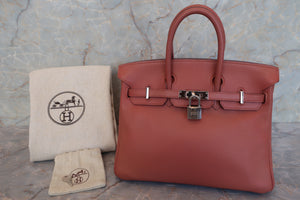 HERMES BIRKIN 25 Swift leather Rosy □L刻印 Hand bag 600080107