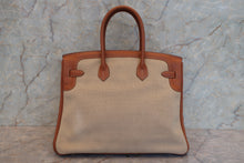 画像をギャラリービューアに読み込む, HERMES／エルメス バーキン35 バレニア/トワルアッシュ フィセル/パプリカ/フォーブ □R刻印 ハンドバッグ 800010006
