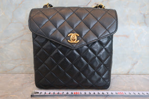 CHANEL/シャネル マトラッセチェーンショルダーバッグ ラムスキン ブラック/ゴールド金具 ショルダーバッグ 700090099