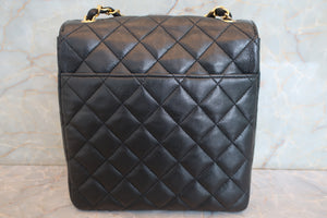 CHANEL/シャネル マトラッセチェーンショルダーバッグ ラムスキン ブラック/ゴールド金具 ショルダーバッグ 700090099