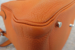 HERMES／エルメス リンディ30 トリヨンクレマンス オレンジ □N刻印 ショルダーバッグ 700030284