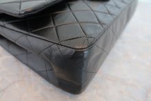 Load image into Gallery viewer, CHANEL Matelasse double flap double chain shoulder bag Lambskin Black/Gold hadware Shoulder bag 800070183
