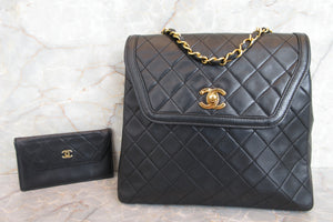 CHANEL/シャネル マトラッセチェーンショルダーバッグ ラムスキン ブラック/ゴールド金具 ショルダーバッグ 700060146