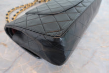 Load image into Gallery viewer, CHANEL Matelasse double flap double chain shoulder bag Lambskin Black/Gold hadware Shoulder bag 800070183
