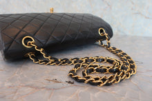 Load image into Gallery viewer, CHANEL Matelasse double flap double chain shoulder bag Lambskin Black/Gold hadware Shoulder bag 800070183
