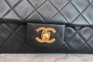 CHANEL/シャネル マトラッセチェーンショルダーバッグ ラムスキン ブラック/ゴールド金具 ショルダーバッグ 600090196