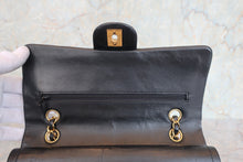 Load image into Gallery viewer, CHANEL Matelasse double flap double chain shoulder bag Lambskin Black/Gold hadware Shoulder bag 800070183
