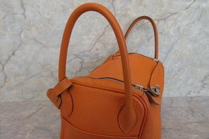 HERMES／エルメス リンディ30 トリヨンクレマンス オレンジ □N刻印 ショルダーバッグ 700030284