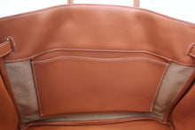 画像をギャラリービューアに読み込む, HERMES／エルメス バーキン35 バレニア/トワルアッシュ フィセル/パプリカ/フォーブ □R刻印 ハンドバッグ 800010006
