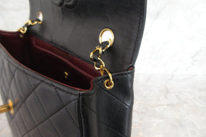 CHANEL/シャネル マトラッセチェーンショルダーバッグ ラムスキン ブラック/ゴールド金具 ショルダーバッグ 700060146