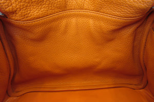 HERMES／エルメス リンディ30 トリヨンクレマンス オレンジ □N刻印 ショルダーバッグ 700030284