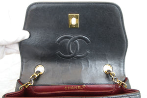 CHANEL/シャネル マトラッセチェーンショルダーバッグ ラムスキン ブラック/ゴールド金具 ショルダーバッグ 700060146