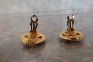 CHANEL CC mark earring Gold plate Gold Earring 500110055