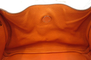 HERMES／エルメス リンディ30 トリヨンクレマンス オレンジ □N刻印 ショルダーバッグ 700030284