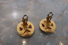 Load image into Gallery viewer, CHANEL CC mark earring Gold plate Gold Earring 500110055
