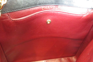 CHANEL/シャネル マトラッセチェーンショルダーバッグ ラムスキン ブラック/ゴールド金具 ショルダーバッグ 700060146