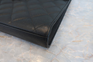 CHANEL/シャネル マトラッセハンドバッグ キャビアスキン ブラック/ゴールド金具 ハンドバッグ 700070038