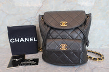 画像をギャラリービューアに読み込む, CHANEL/シャネル マトラッセチェーンリュック ラムスキン ブラック/ゴールド金具 リュック 700080061
