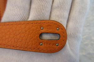 HERMES／エルメス リンディ30 トリヨンクレマンス オレンジ □N刻印 ショルダーバッグ 700030284