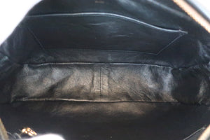 CHANEL Matelasse fringe chain shoulder bag Lambskin Black/Gold hadware Shoulder bag 600040133