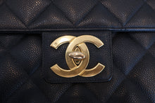 將圖片載入圖庫檢視器 CHANEL/シャネル マトラッセハンドバッグ キャビアスキン ブラック/ゴールド金具 ハンドバッグ 700070038
