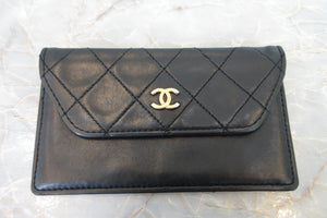 CHANEL/シャネル マトラッセチェーンショルダーバッグ ラムスキン ブラック/ゴールド金具 ショルダーバッグ 700060146