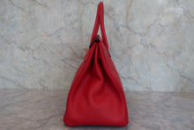 将图片加载到图库查看器，HERMES BIRKIN 35 Epsom leather Rouge casaque □R刻印 Hand bag 800050086
