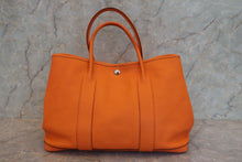 画像をギャラリービューアに読み込む, HERMES／エルメス ガーデンパーティPM ネゴンダ オレンジ □O刻印 トートバッグ 700120170
