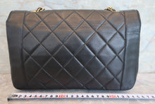 画像をギャラリービューアに読み込む, CHANEL/シャネル ダイアナマトラッセチェーンショルダーバッグ ラムスキン ブラック/ゴールド金具 ショルダーバッグ 700090098
