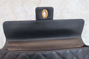 CHANEL/シャネル マトラッセハンドバッグ キャビアスキン ブラック/ゴールド金具 ハンドバッグ 700070038