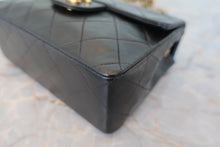 将图片加载到图库查看器，CHANEL/香奈儿 迷你CF 单盖包 链条包 羊皮 Black/Gold hardware(黑色/金色金属) 肩背包 800080224
