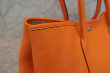 画像をギャラリービューアに読み込む, HERMES／エルメス ガーデンパーティPM ネゴンダ オレンジ □O刻印 トートバッグ 700120170
