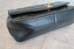 CHANEL/シャネル ダイアナマトラッセチェーンショルダーバッグ ラムスキン ブラック/ゴールド金具 ショルダーバッグ 700090098