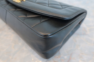 CHANEL/シャネル ダイアナマトラッセチェーンショルダーバッグ ラムスキン ブラック/ゴールド金具 ショルダーバッグ 700090098