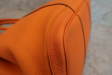 画像をギャラリービューアに読み込む, HERMES／エルメス ガーデンパーティPM ネゴンダ オレンジ □O刻印 トートバッグ 700120170
